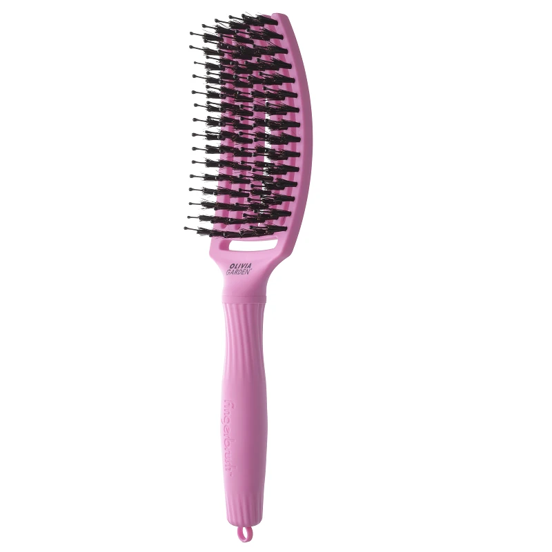 Olivia Garden Fingerbrush Boar&Nylon Pink Tokyo