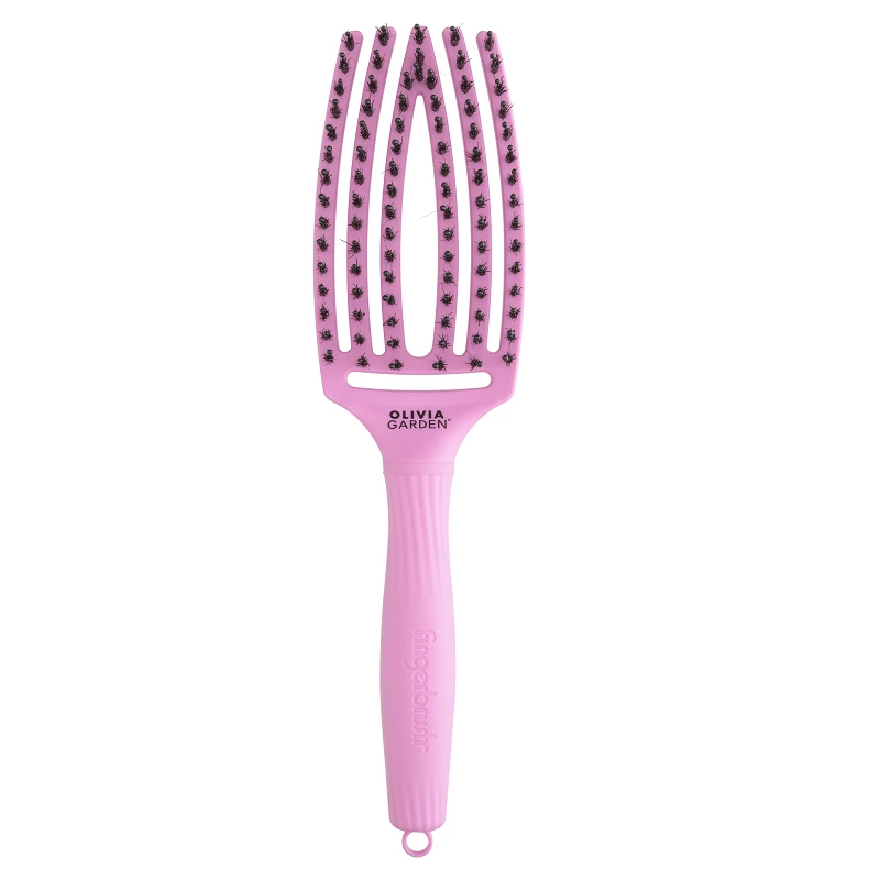 Olivia Garden Fingerbrush Boar&Nylon Pink Tokyo