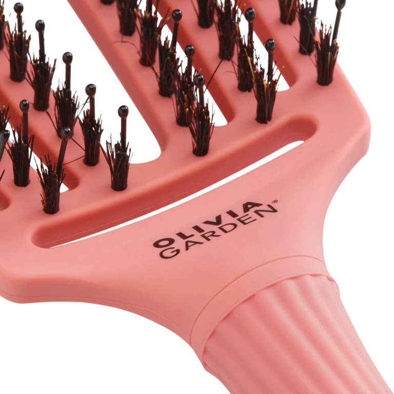 Olivia Garden Fingerbrush Care Iconic Boar&Nylon Radiant Peach