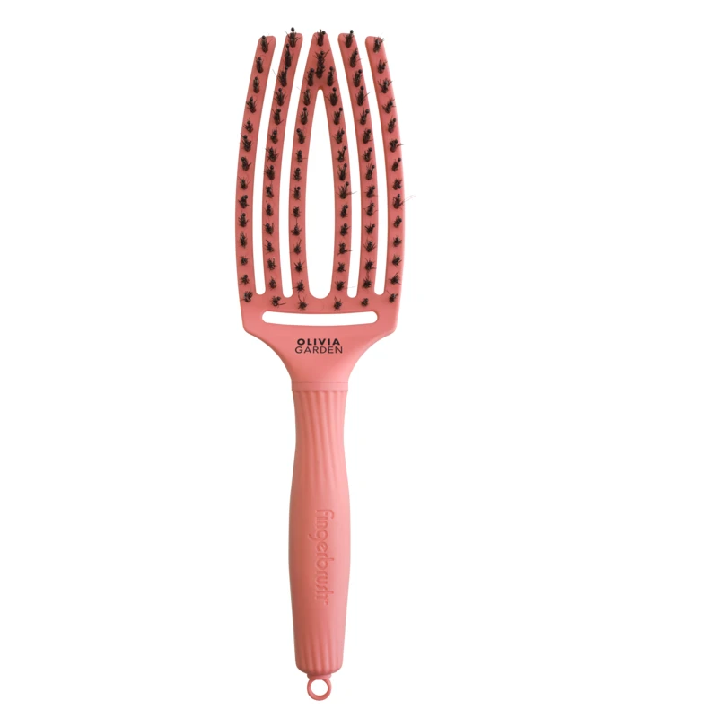 Olivia Garden Fingerbrush Care Iconic Boar&Nylon Radiant Peach