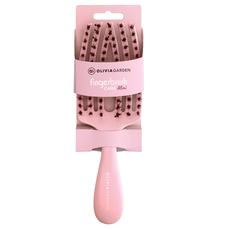 Olivia Garden Fingerbrush Care Mini Pink
