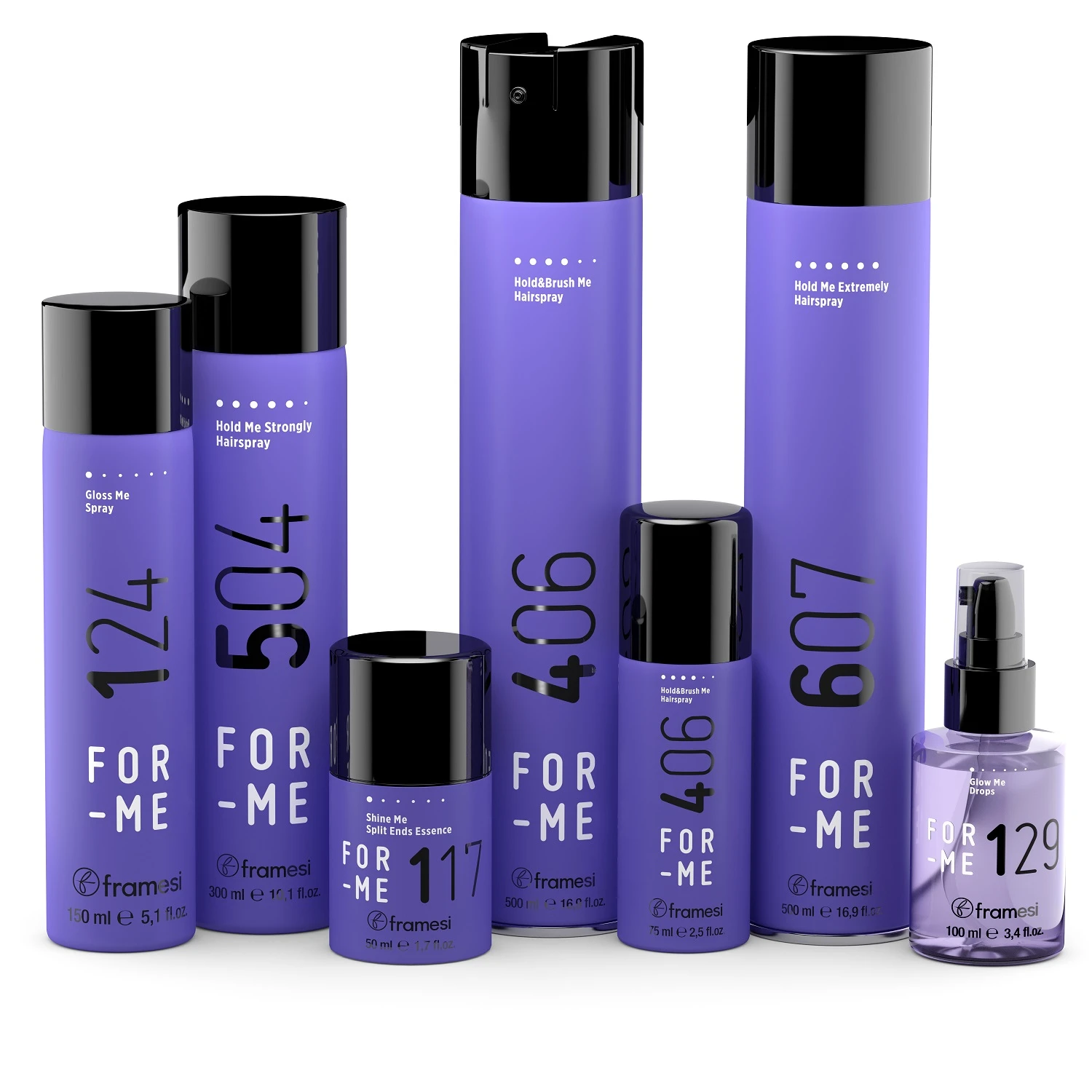 Framesi FOR-ME 406 Hold&Brush Me lak 500ml