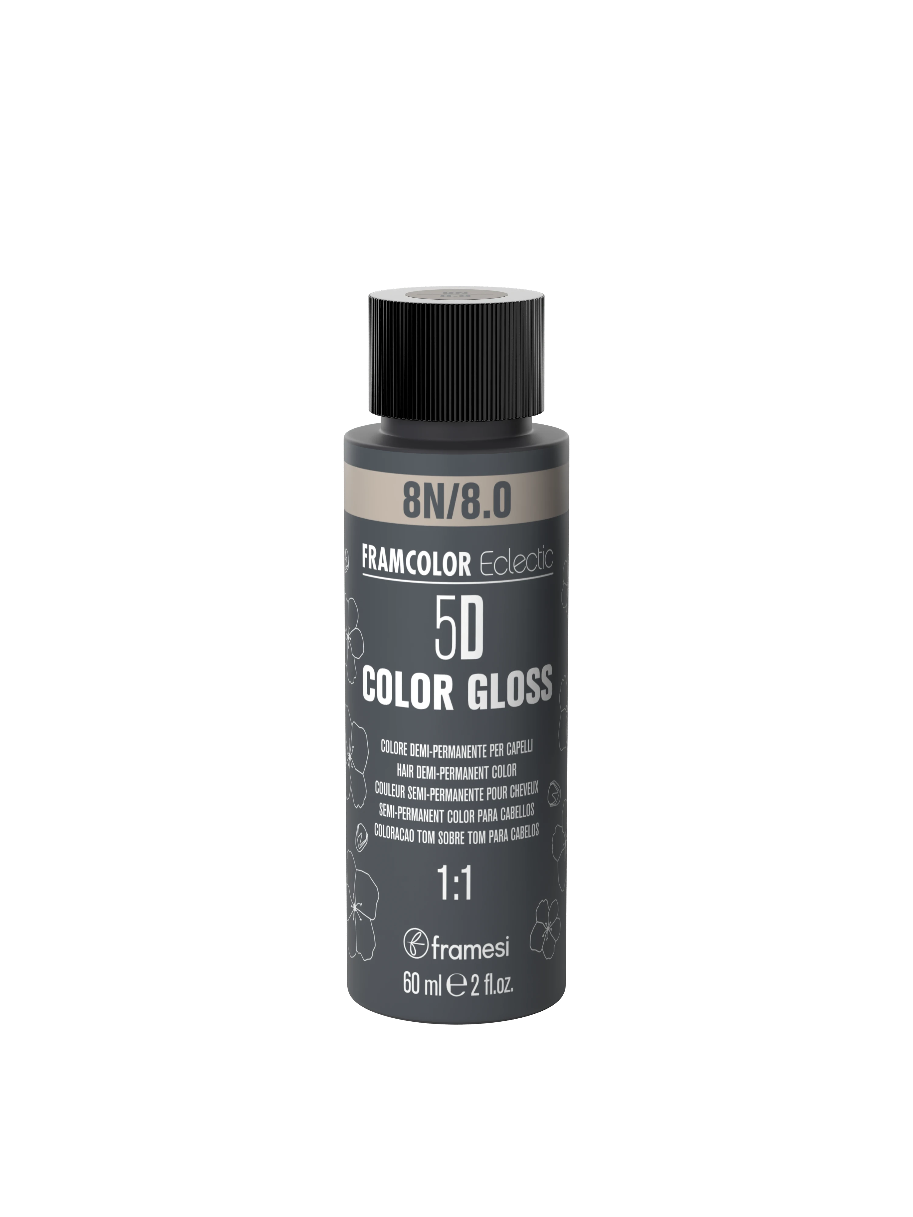 Framesi Eclectic 5D Color Gloss 8N/8.0 60ml