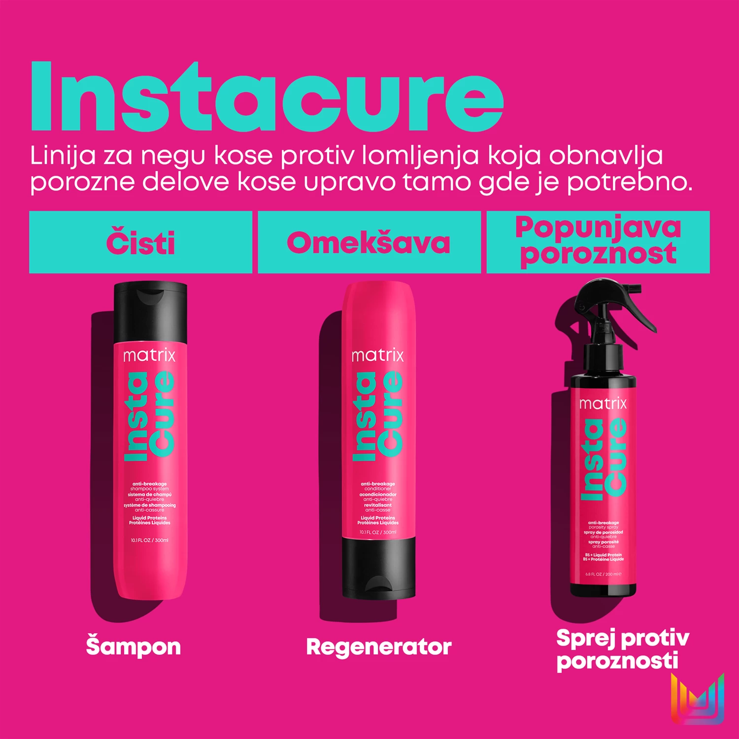 Matrix InstaCure sprej protiv poroznosti 190ml