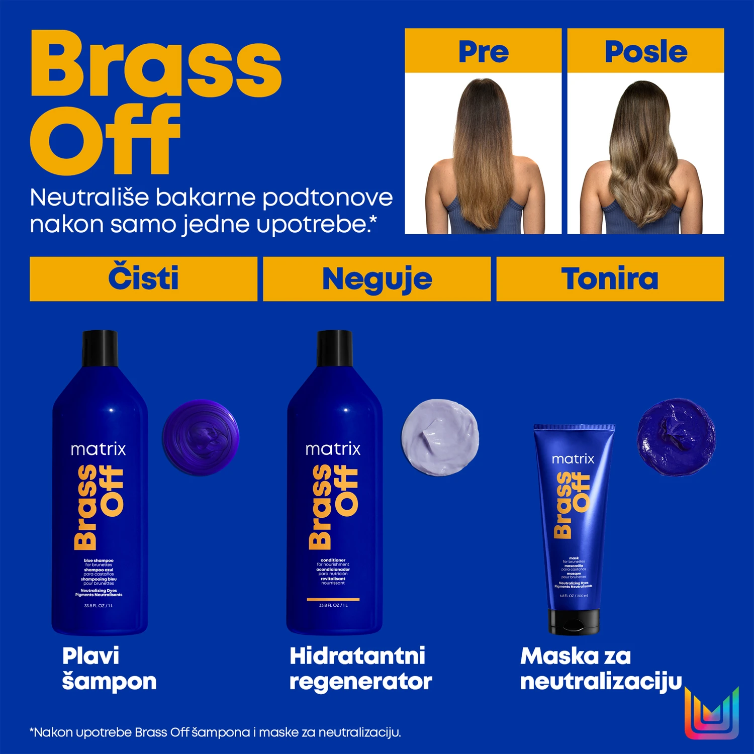 Matrix Brass Off šampon 1000ml