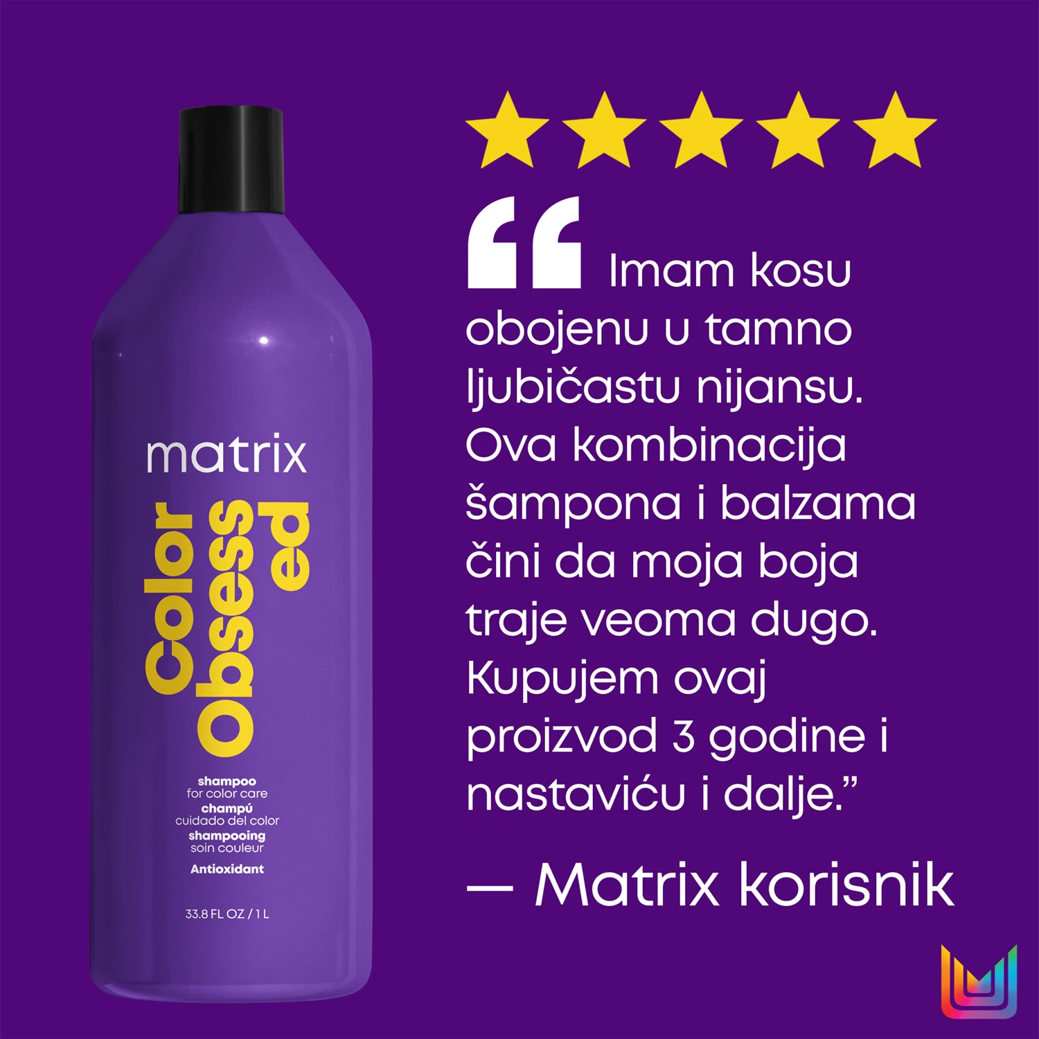 Matrix Color Obsessed šampon 1000ml