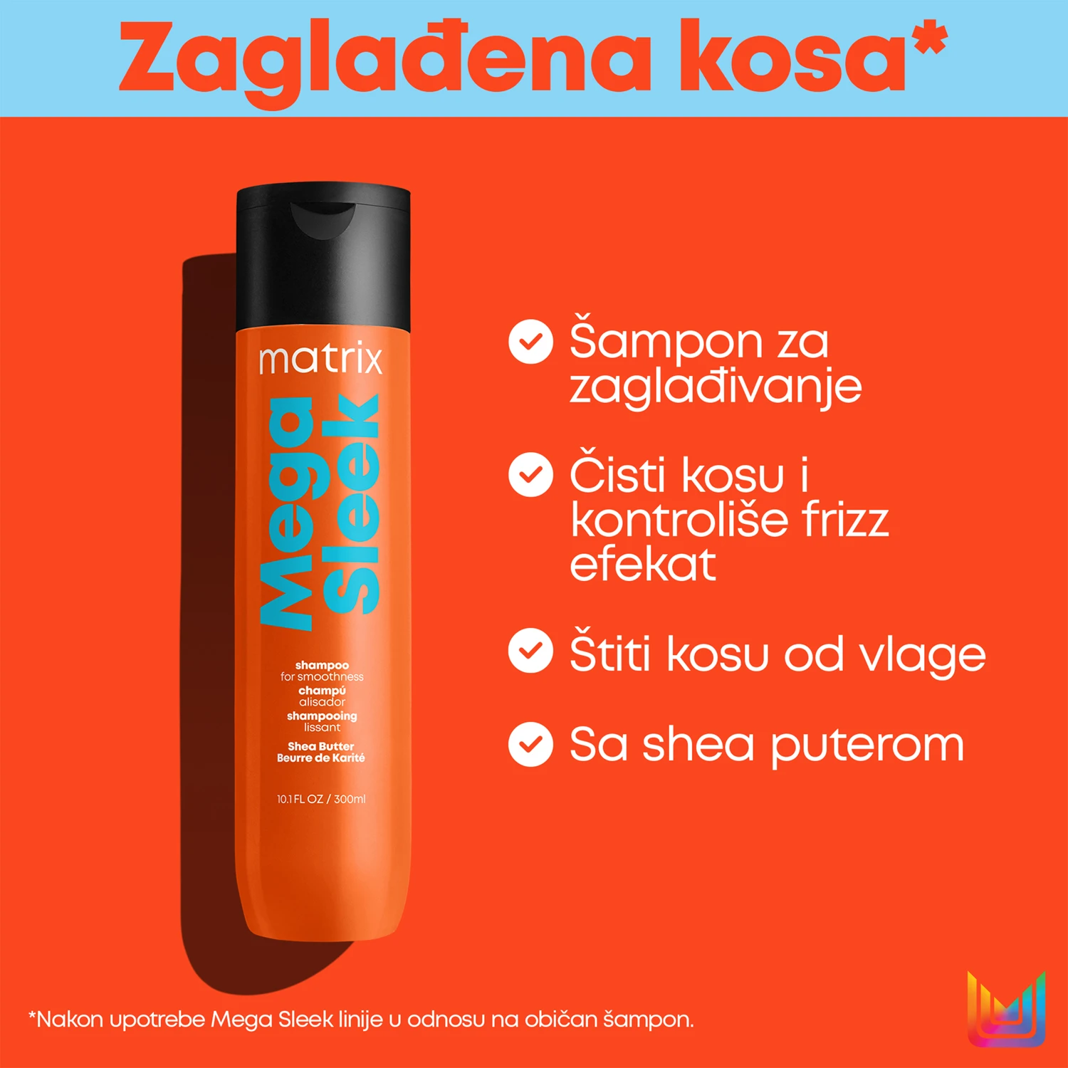 Matrix Mega Sleek šampon 300ml