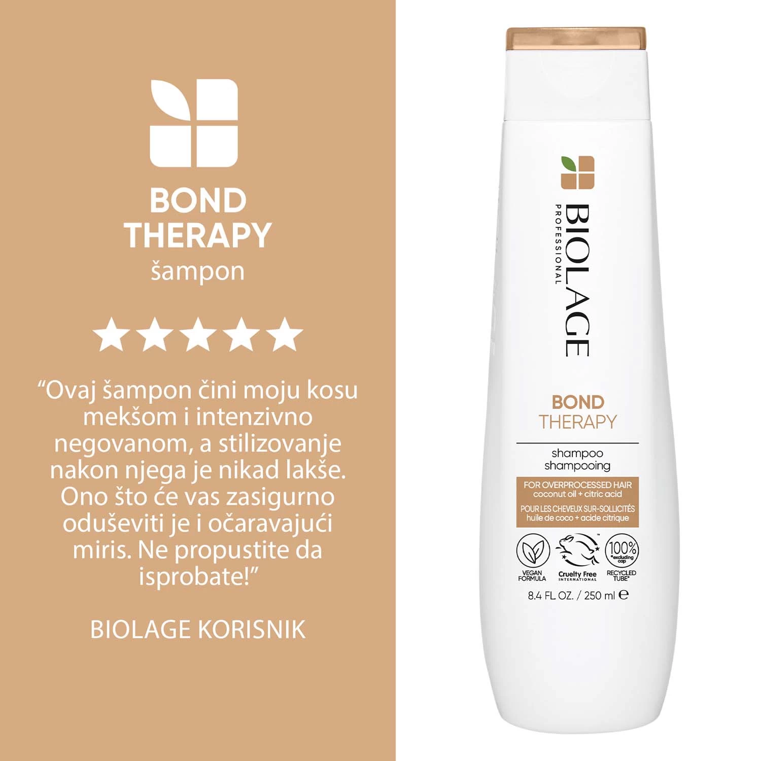 Biolage Bond Therapy šampon 250ml