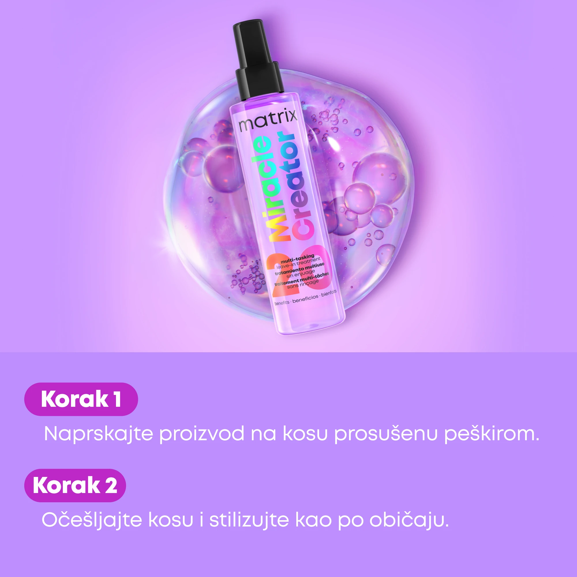 Matrix Miracle Creator multi-benefit 20u1sprej 190ml