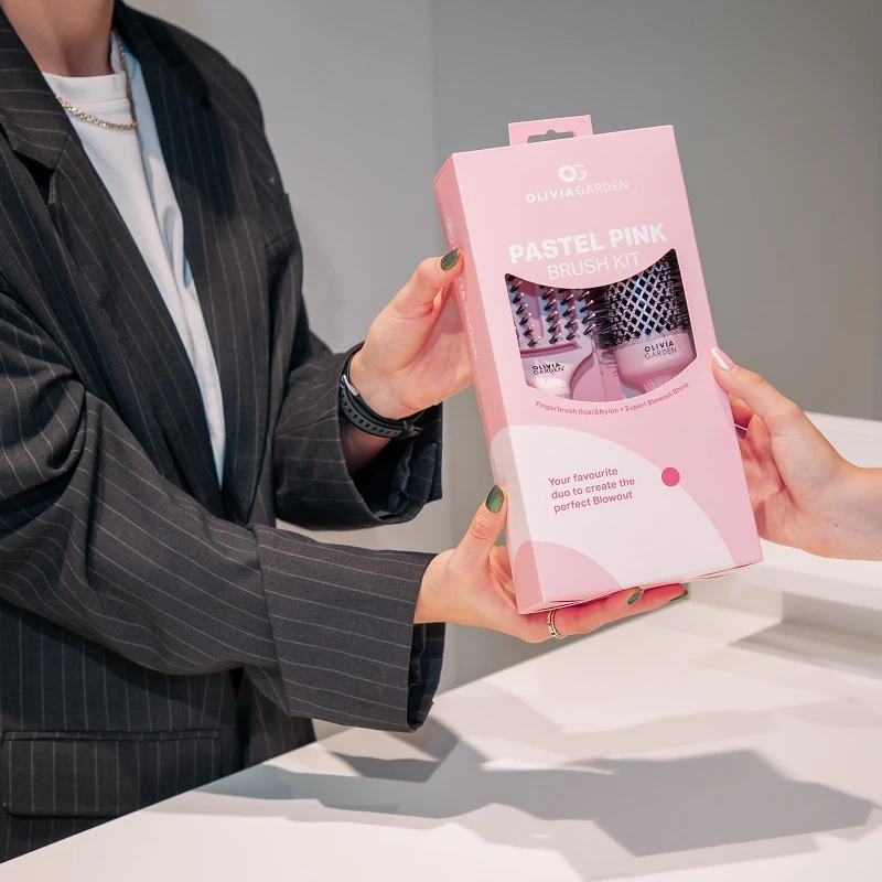 Olivia Garden set: Shine+Fingerbrush Pastel Pink 
