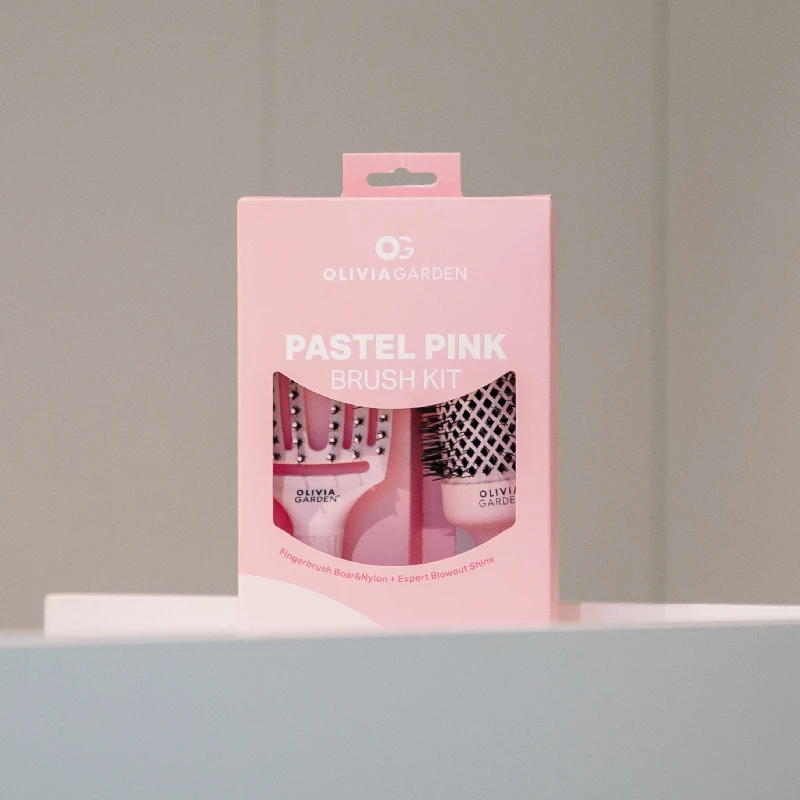 Olivia Garden set: Shine+Fingerbrush Pastel Pink 