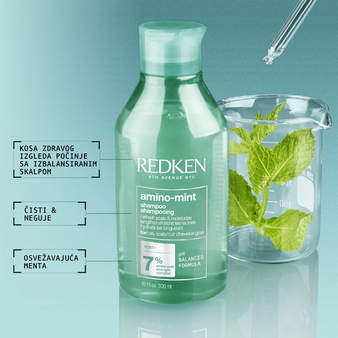 Redken Amino-Mint šampon 300ml