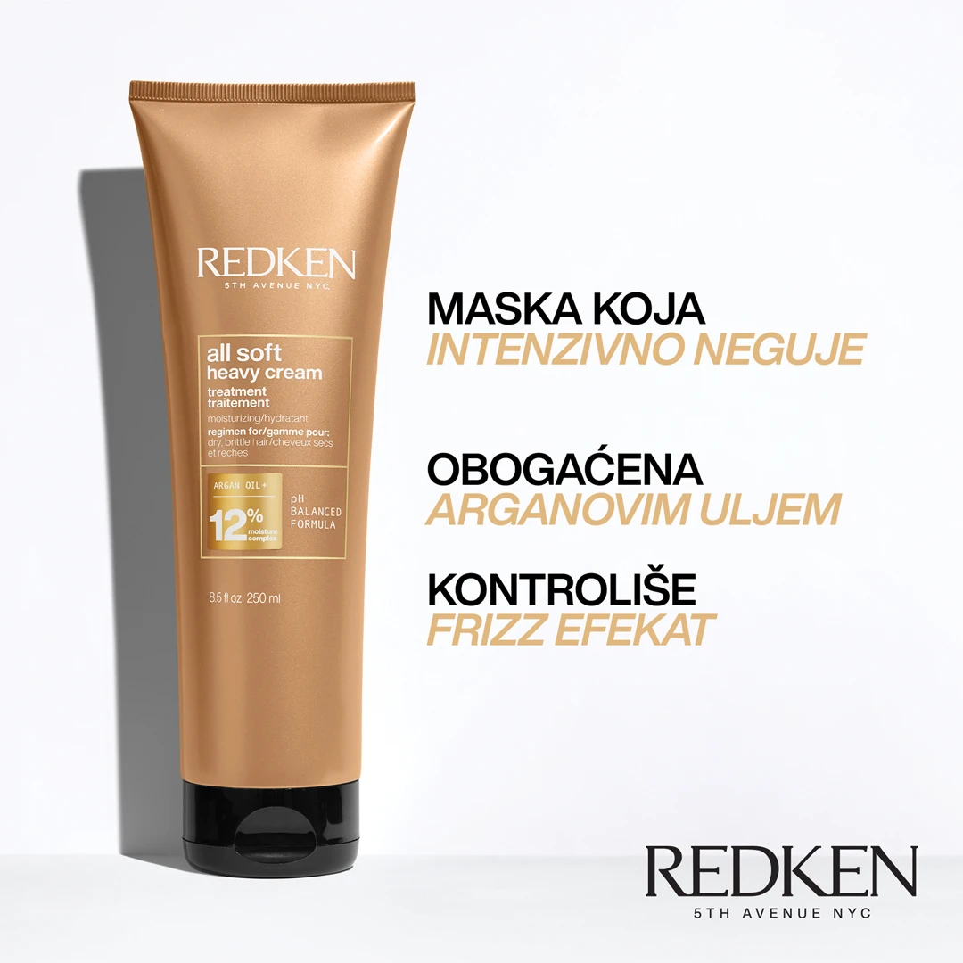 Redken All Soft Heavy Cream maska 250ml 