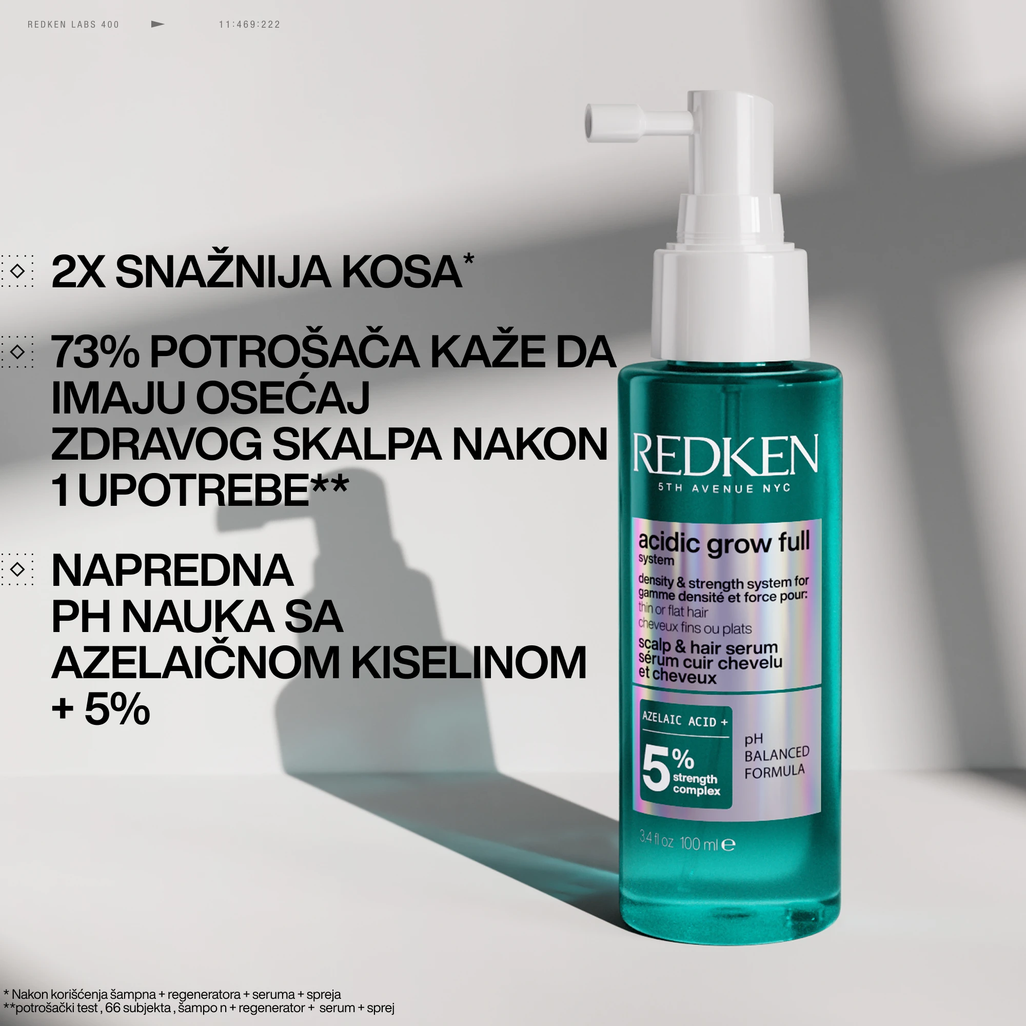 Redken Acidic Grow Full System serum 100ml