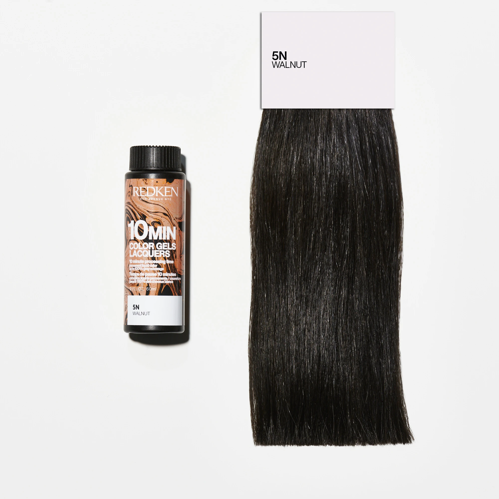 10 min. Color Gels Lacquers 5N/WALNUT 60ml