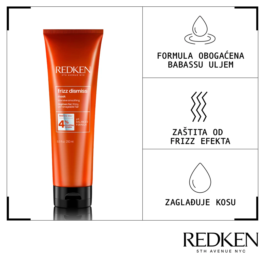 Redken Frizz Dismiss maska 250ml